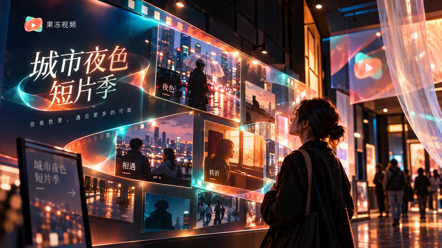 影像创作与镜头构图示意